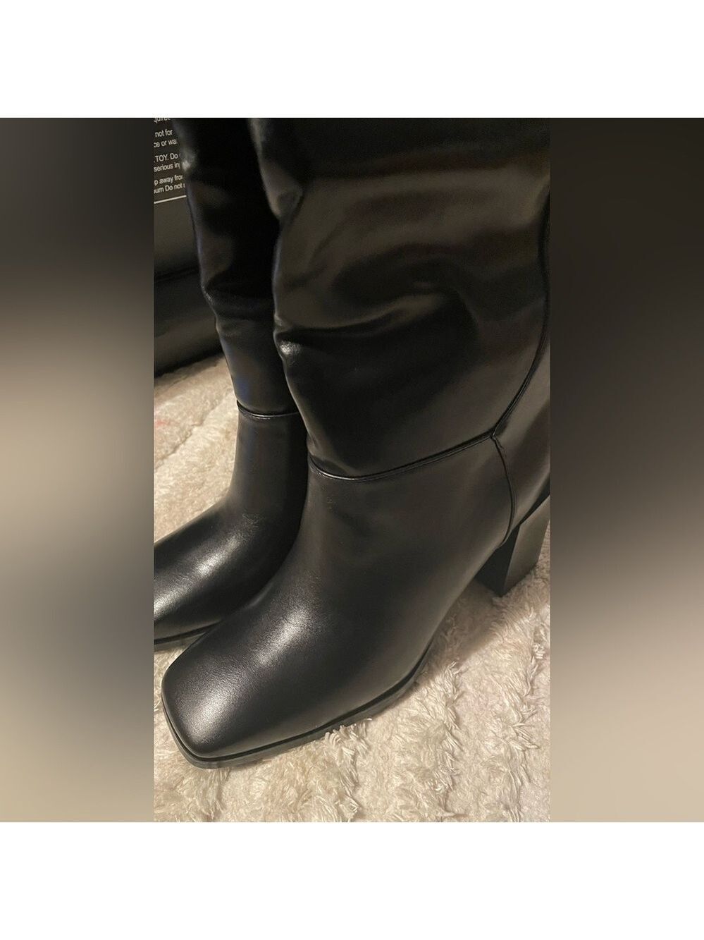 Black Knee High Women's Boots - Picture 10 of 15